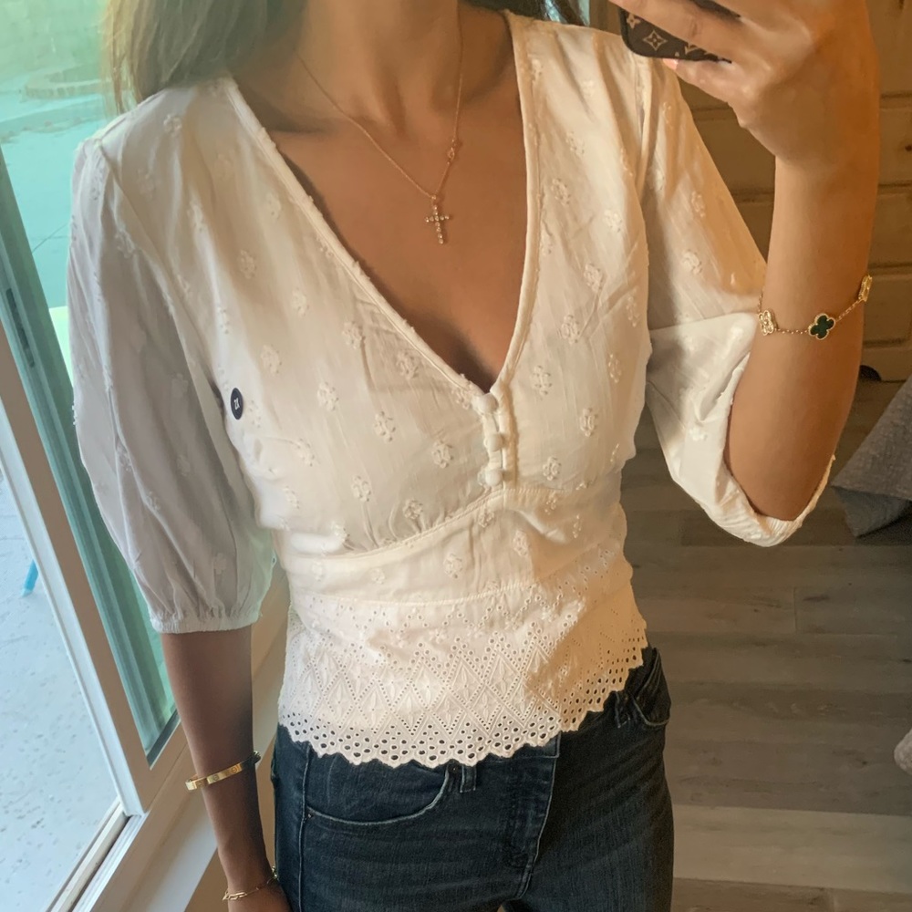 NÉW!!! Abercrombie & Fitch Woven Top